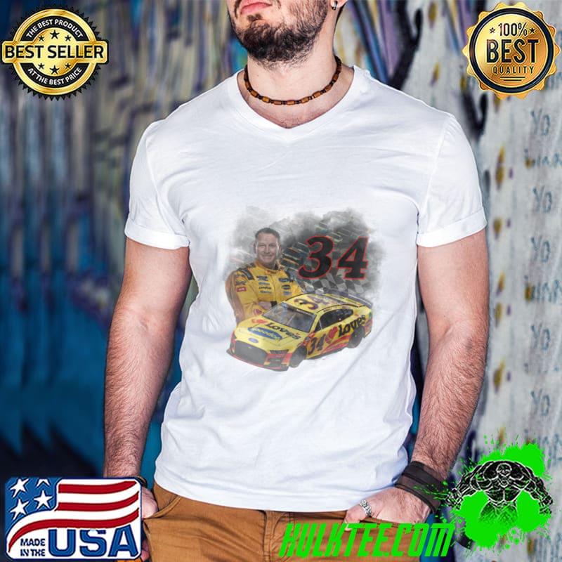 MICHAEL MCDOWELL American professional stock car racing driver T-Shirt Guys V Neck MICHAEL MCDOWELL American professional stock car racing driver T-Shirt Guys V Neck