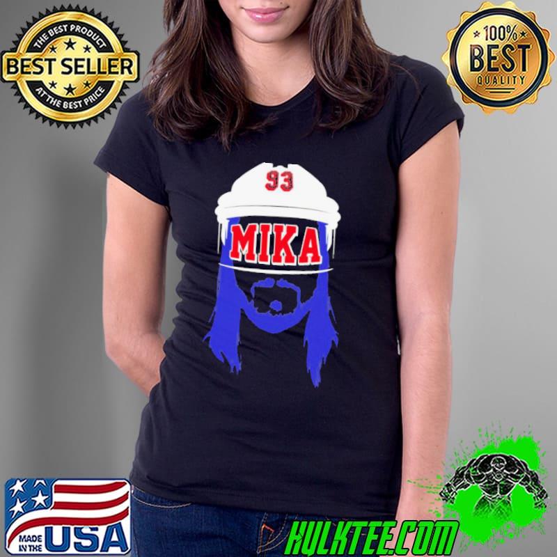 Mika Zibanejad blank face New York Rangers shirt