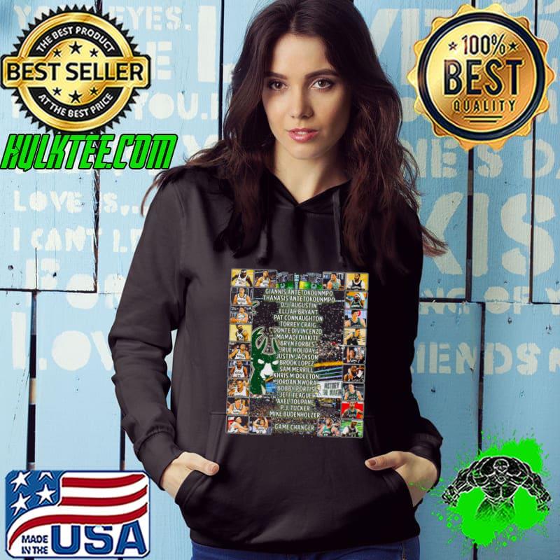Milwaukee Bucks 2021 NBA Champions Team American professional basketball team T-Shirt Milwaukee Bucks 2021 NBA Champions Team American professional basketball team T-Shirt