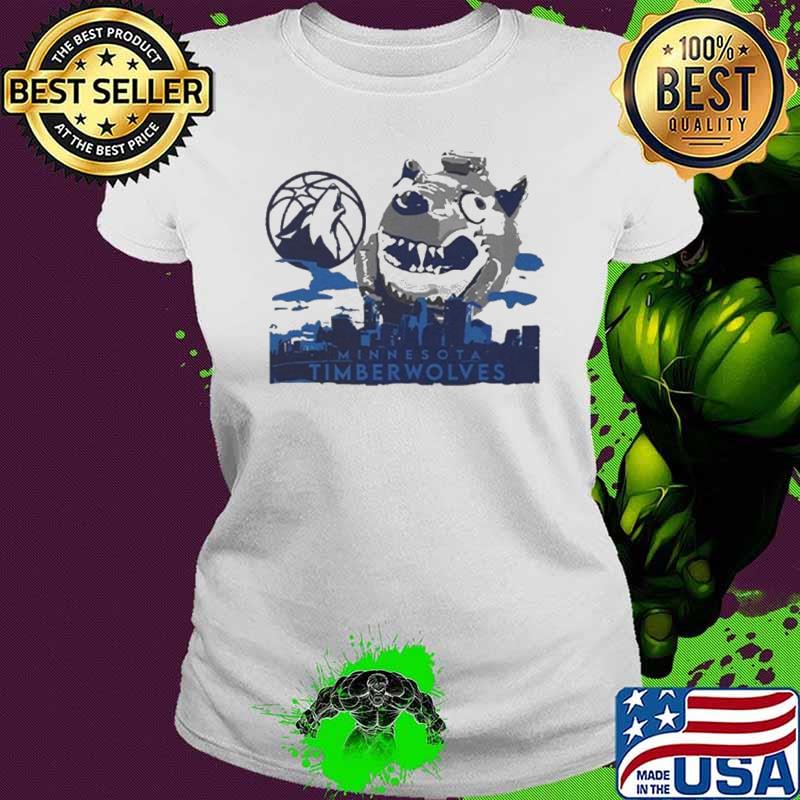 Minnesota Timberwolves Mascot Skyline 2024 shirt