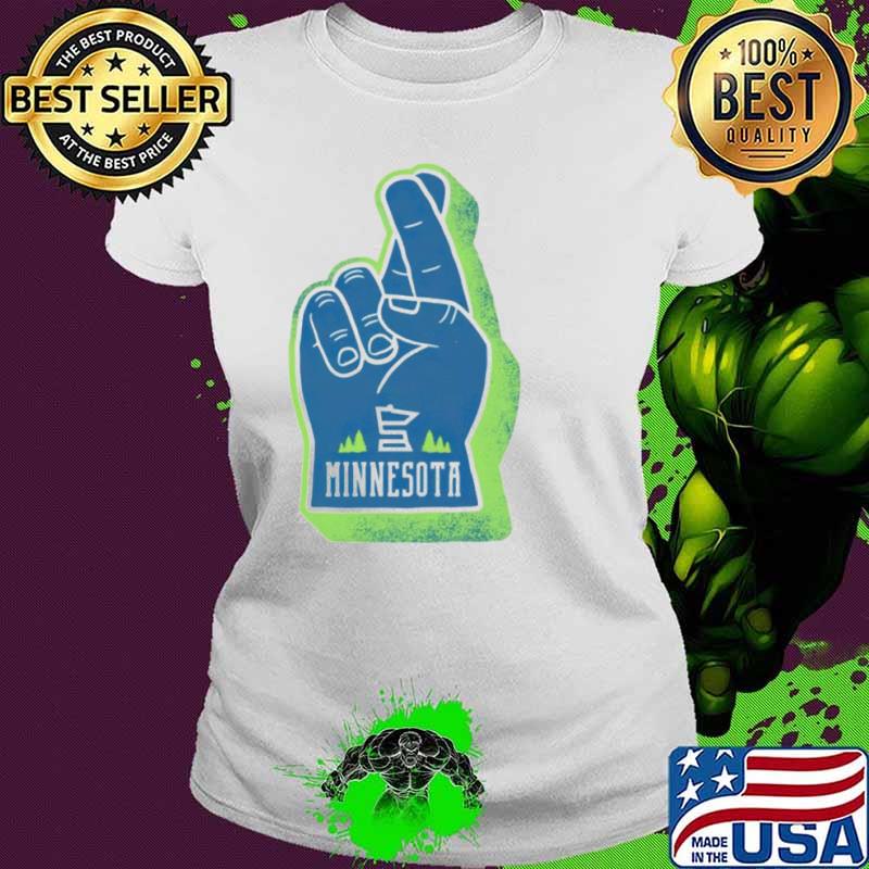 Minnesota Timberwolves mood fingers shirt