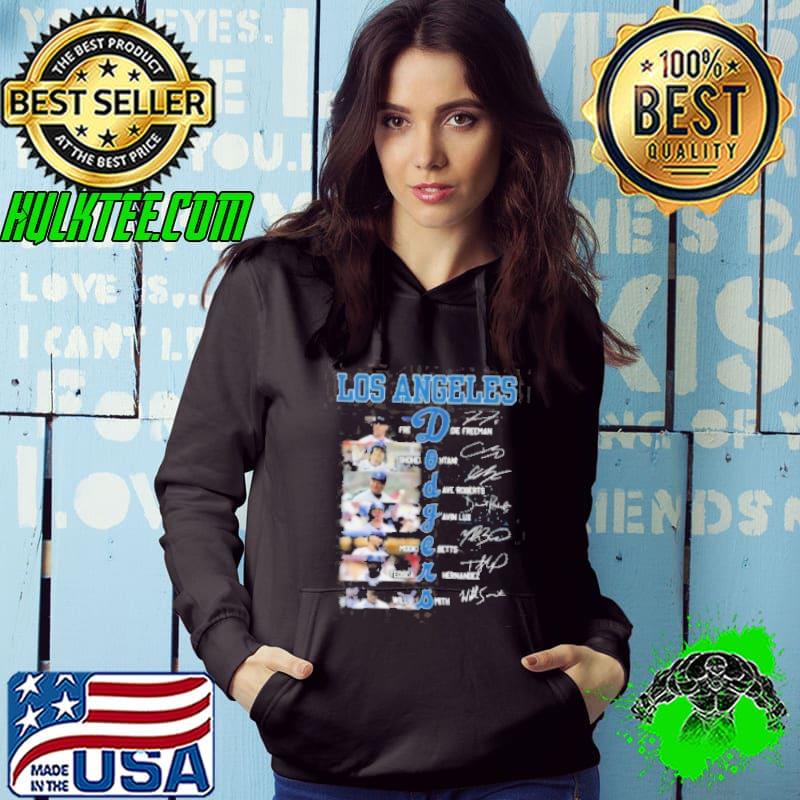 MLB Los Angeles Dodgers All Team Members Signatures Shirt Hoodie MLB Los Angeles Dodgers All Team Members Signatures Shirt Hoodie