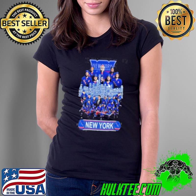 Nhl New York Rangers All Team Members s Ladies Tee Nhl New York Rangers All Team Members s Ladies Tee