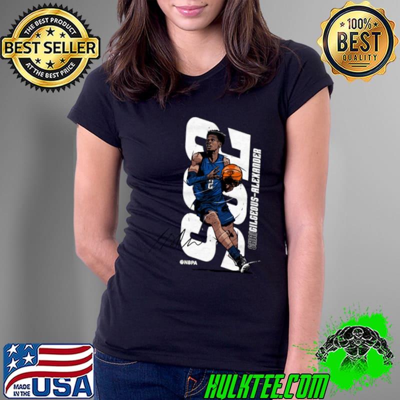 Nice canadian professional basketball player signature shai gilgeous alexander T-Shirt