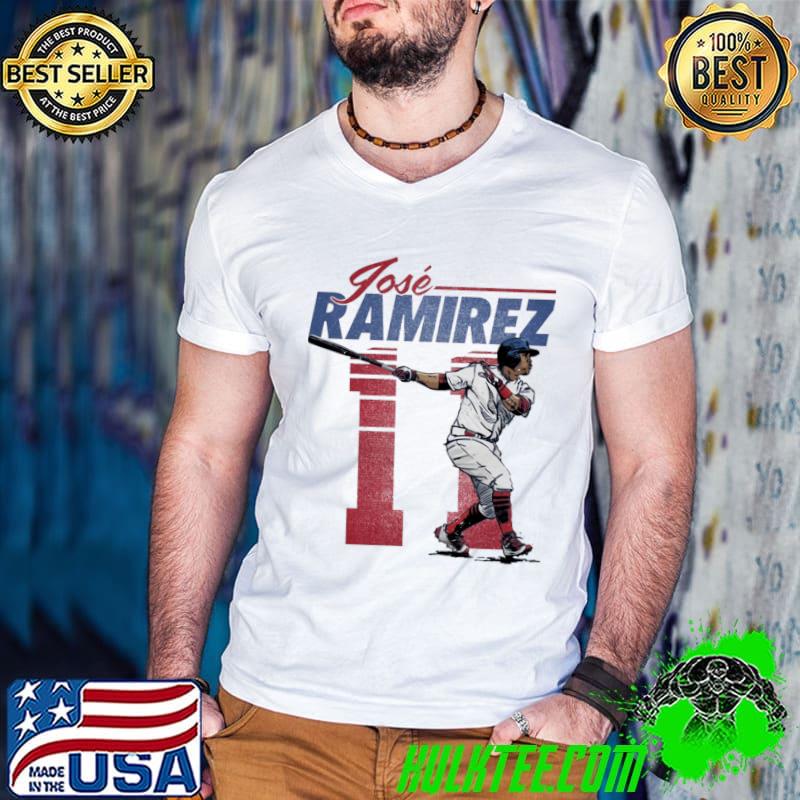 Nice jose Ramirez Cleveland Retro Dominican professional baseball third baseman T-Shirt