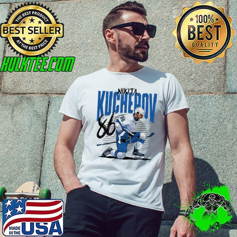 Nikita Kucherov Russian professional ice hockey right winger Tampa Bay Rise T-Shirt