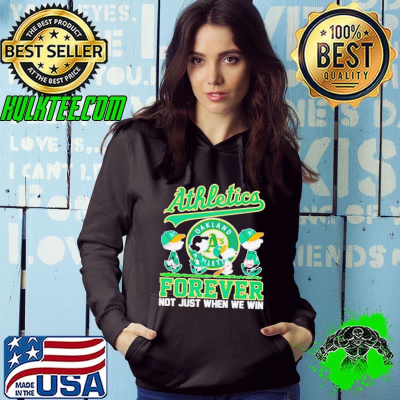 Oakland Athletics The peanuts abbey road forever not just when we win shirt