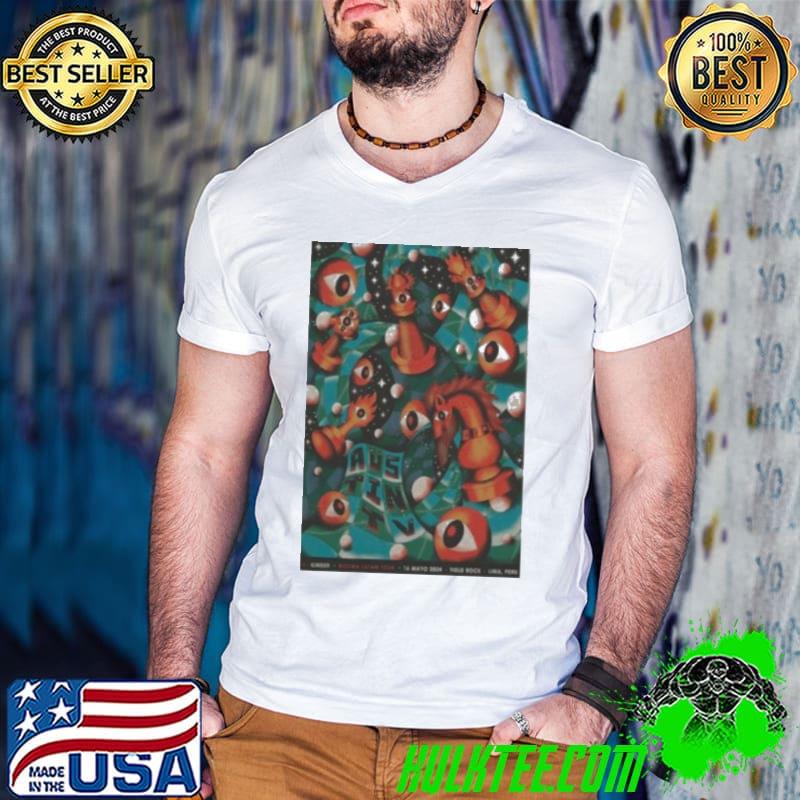 Official austin TV Lima Peru May 16 2024 Yield Rock Rizoma Latam Tour Poster Shirt Guys V Neck Official austin TV Lima Peru May 16 2024 Yield Rock Rizoma Latam Tour Poster Shirt Guys V Neck