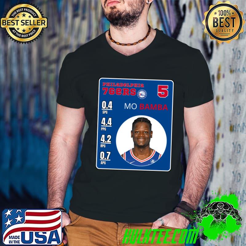 Official mO BAMBA American-Ivorian professional basketball player for Philadelphia 76ers T-Shirt