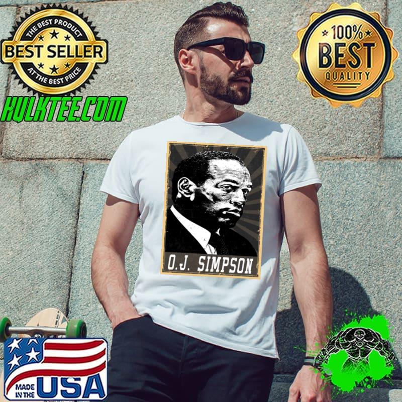 Oj Simpson American football player and actor T-Shirt Unisex Oj Simpson American football player and actor T-Shirt Unisex