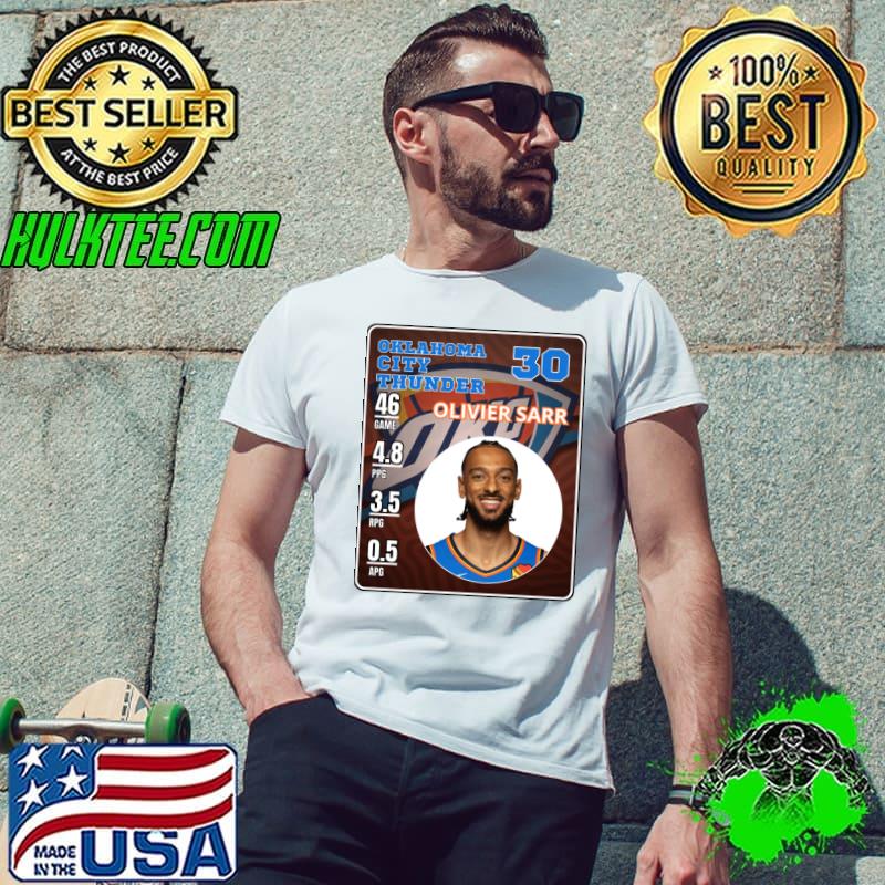 Olivier Sarr French professional basketball player Oklahoma City Thunder T-Shirt
