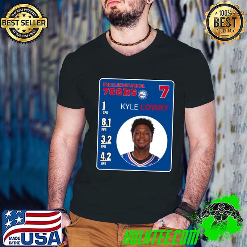Original kYLE LOWRY American professional basketball player Philadelphia 76ers T-Shirt
