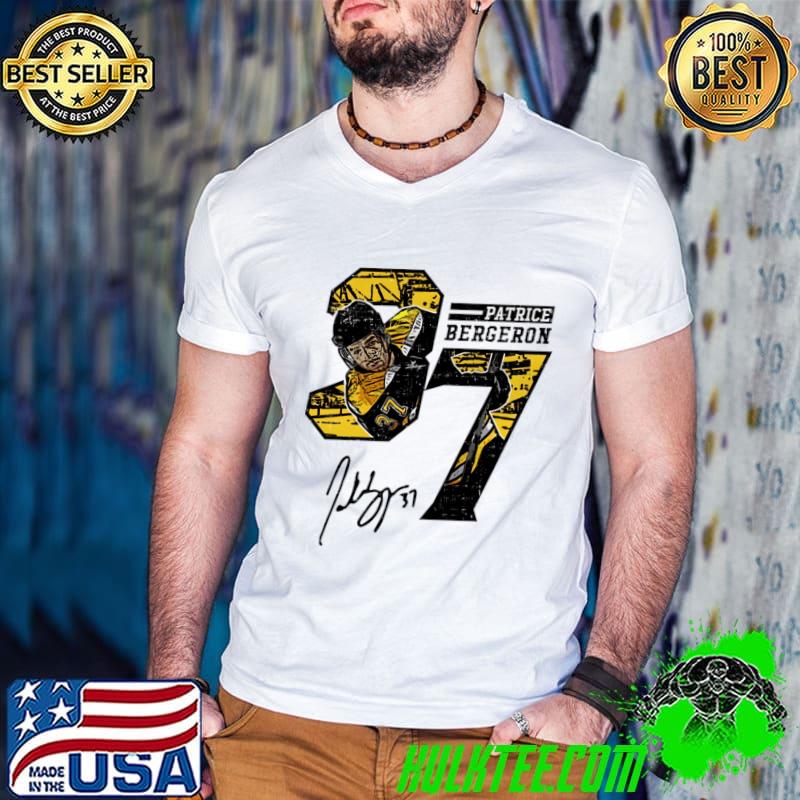 Patrice Bergeron Boston Offset Canadian former professional ice hockey centre T-Shirt Guys V Neck Patrice Bergeron Boston Offset Canadian former professional ice hockey centre T-Shirt Guys V Neck