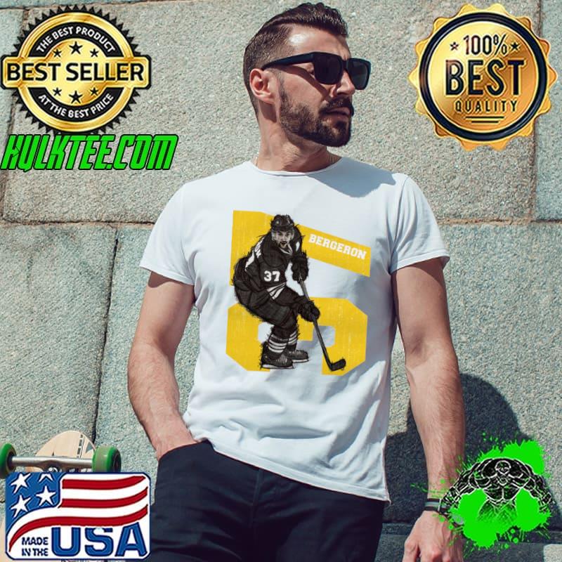 Patrice Bergeron Boston Sketch 37 Canadian former professional ice hockey centre T-Shirt