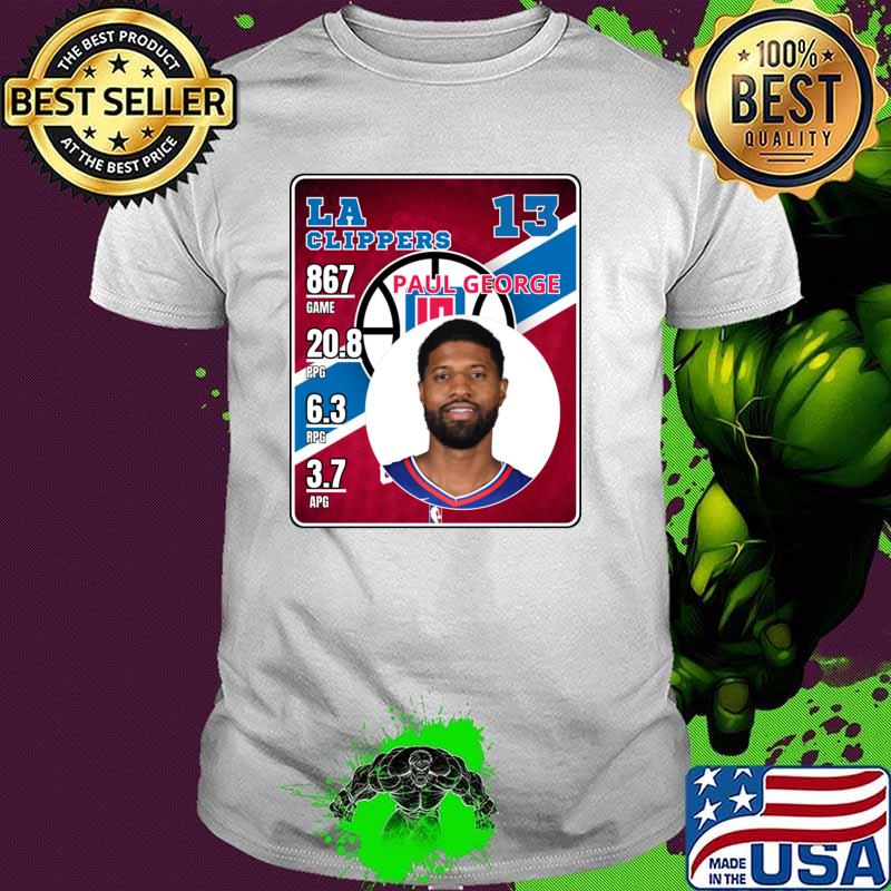 Paul George American professional basketball player for the Los Angeles Clippers T-Shirt