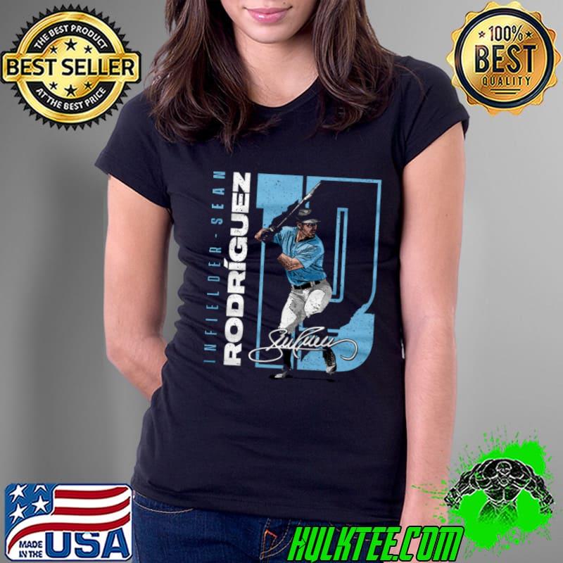 Premium american former professional baseball sean rodriguez stretch T-Shirt Premium american former professional baseball sean rodriguez stretch T-Shirt
