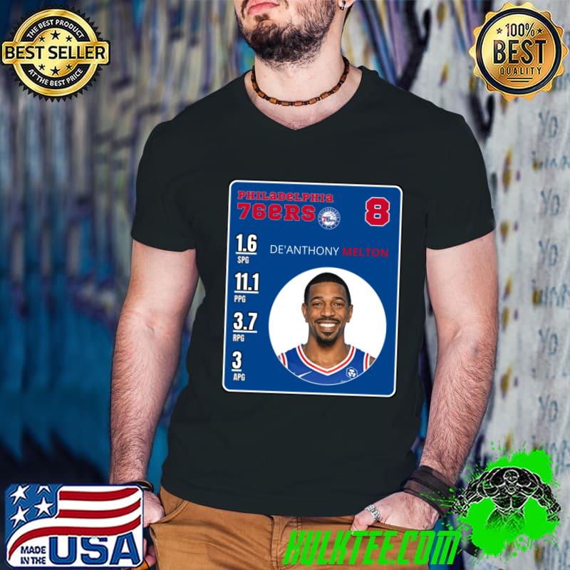 Premium dE'ANTHONY MELTON American professional basketball player for Philadelphia 76ers T-Shirt