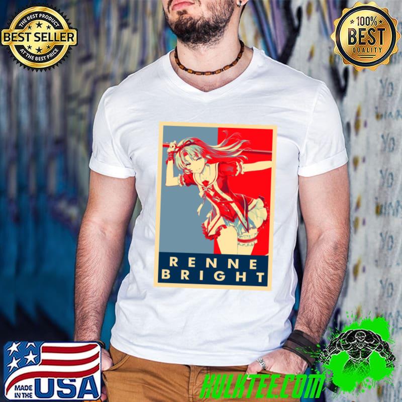 Renne first introduced a young girl with bright purple hair T-Shirt Guys V Neck Renne first introduced a young girl with bright purple hair T-Shirt Guys V Neck