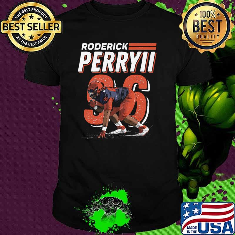 Roderick Perry II College American football nose tackle T-Shirt