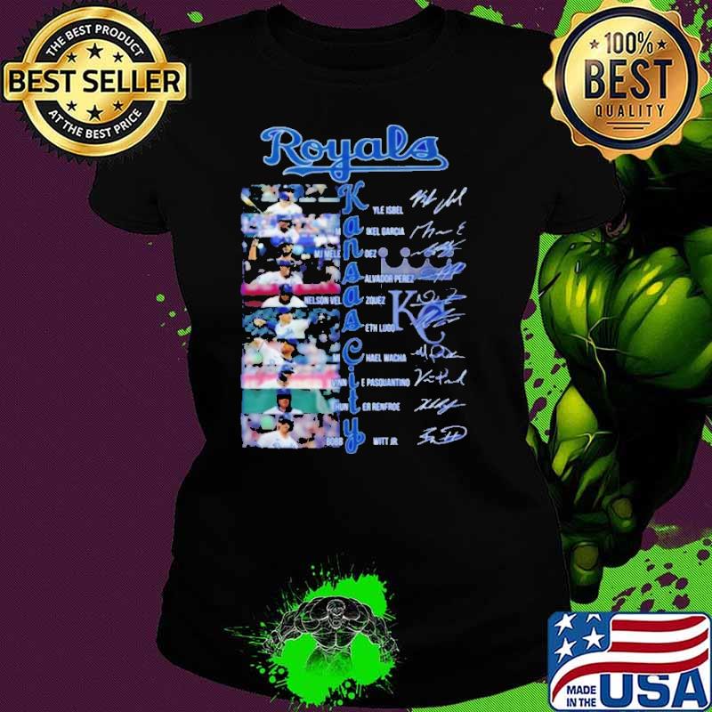 Royal Kansas City Kyle Isbel Maikel Garcia Signatures Shirt