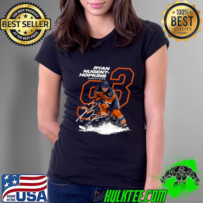 Ryan Nugent Hopkins Offset Canadian professional ice hockey player signature T-Shirt