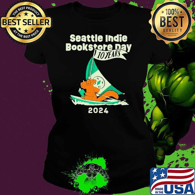 Seattle Indie Bookstore Day 2024 shirt