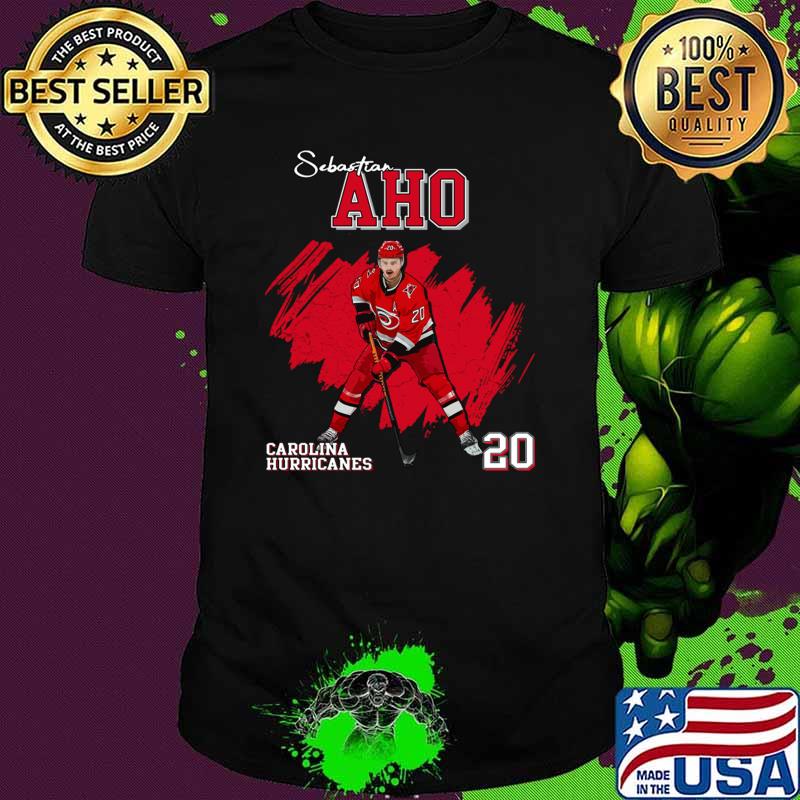 Sebastian Aho Finnish professional ice hockey player and alternate captain T-Shirt
