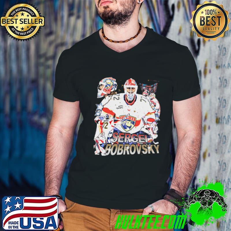 Sergei Bobrovsky Russian professional ice hockey goaltender Vintage T-Shirt