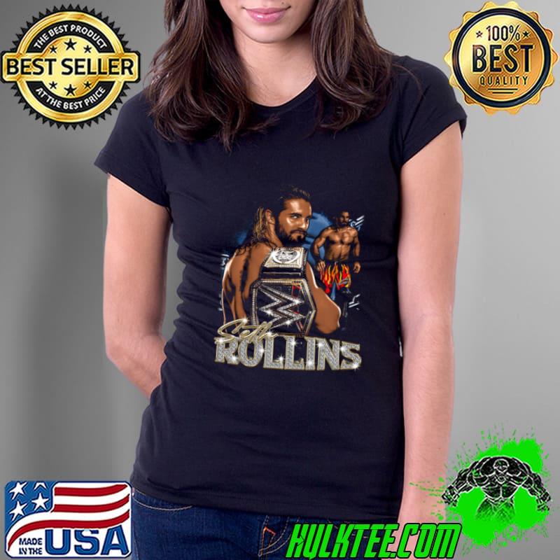 Seth Rollins Pose American professional wrestler T-Shirt Ladies Tee Seth Rollins Pose American professional wrestler T-Shirt Ladies Tee