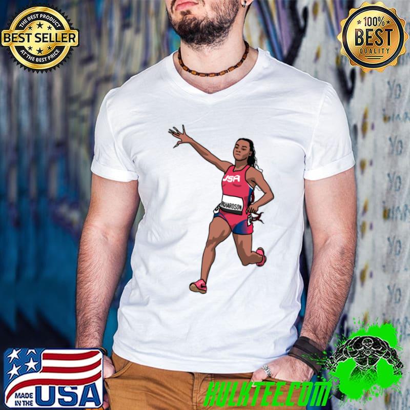 Shacarri Richardson American track and field sprinter T-Shirt Guys V Neck Shacarri Richardson American track and field sprinter T-Shirt Guys V Neck