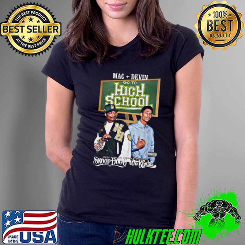 Snoop Dogg & Wiz Khalifa High School American rapper media personality actor T-Shirt