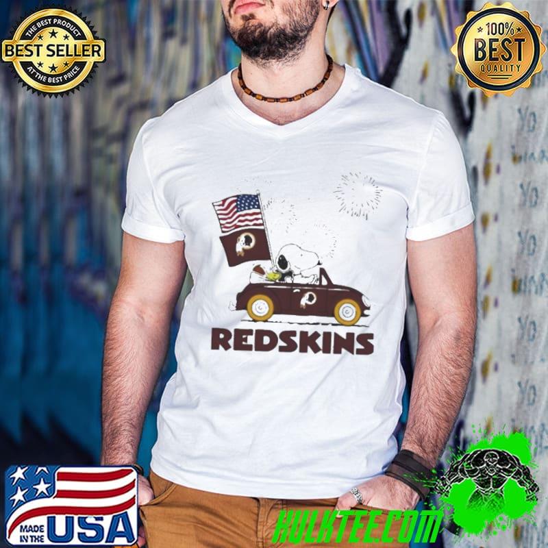 Snoopy And Woodstock Happy 4th Of July Washington Redskins Football 2024 Shirt