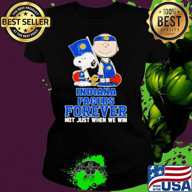 Snoopy Charlie Brown Support Indiana Pacers Forever Fan shirt