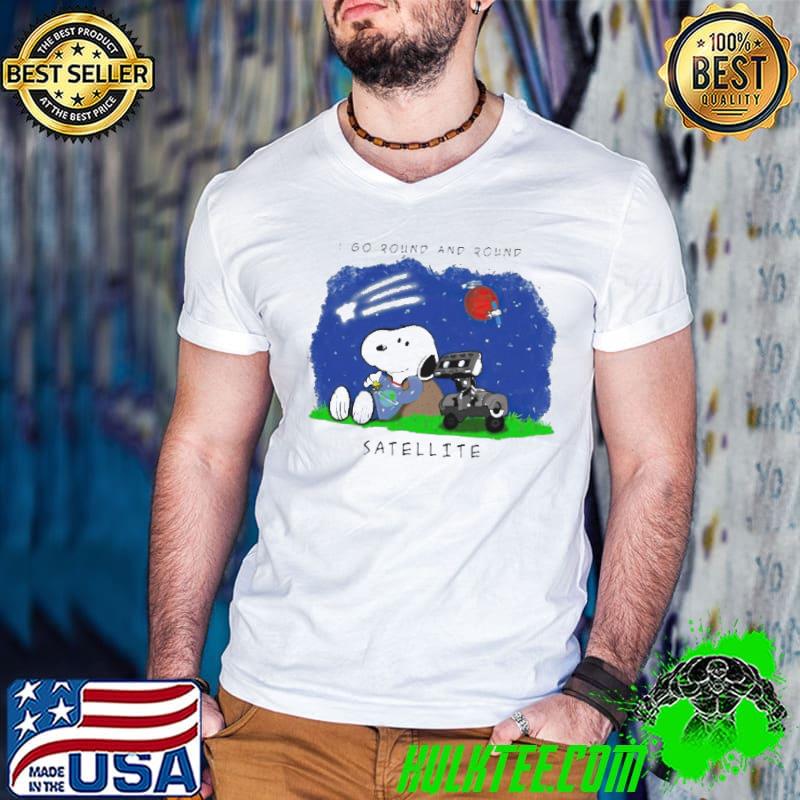 Snoopy I go round and round satellite shirt