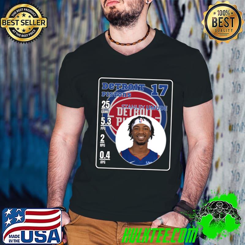 Stanley Umude American professional basketball player Detroit Pistons T-Shirt Guys V Neck Stanley Umude American professional basketball player Detroit Pistons T-Shirt Guys V Neck