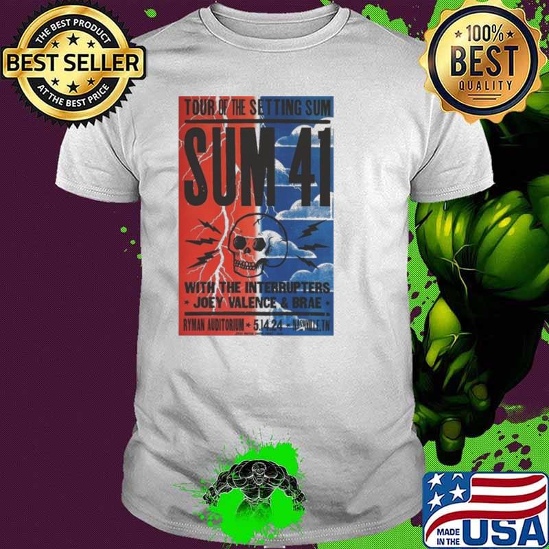 Sum 41 Nashville, Tn 2024 shirt