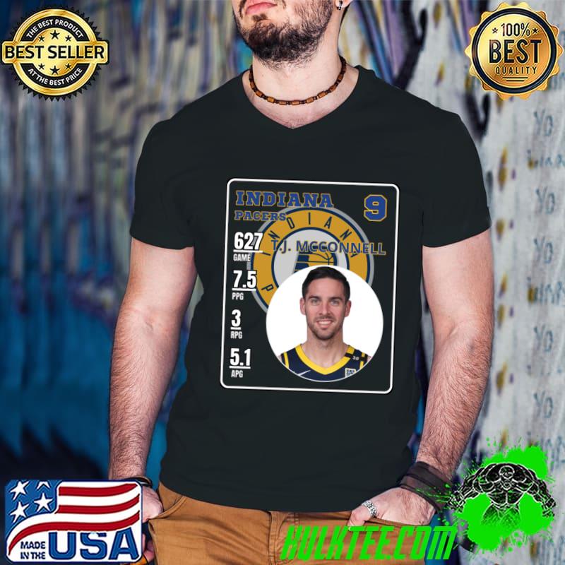 T.J. McConnell American professional basketball player for Indiana Pacers T-Shirt Guys V Neck T.J. McConnell American professional basketball player for Indiana Pacers T-Shirt Guys V Neck