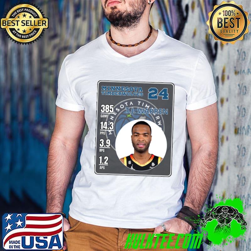 T.J. Warren American professional basketball player for the Minnesota Timberwolves T-Shirt Guys V Neck T.J. Warren American professional basketball player for the Minnesota Timberwolves T-Shirt Guys V Neck