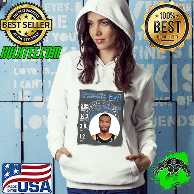 T.J. Warren American professional basketball player for the Minnesota Timberwolves T-Shirt Hoodie T.J. Warren American professional basketball player for the Minnesota Timberwolves T-Shirt Hoodie