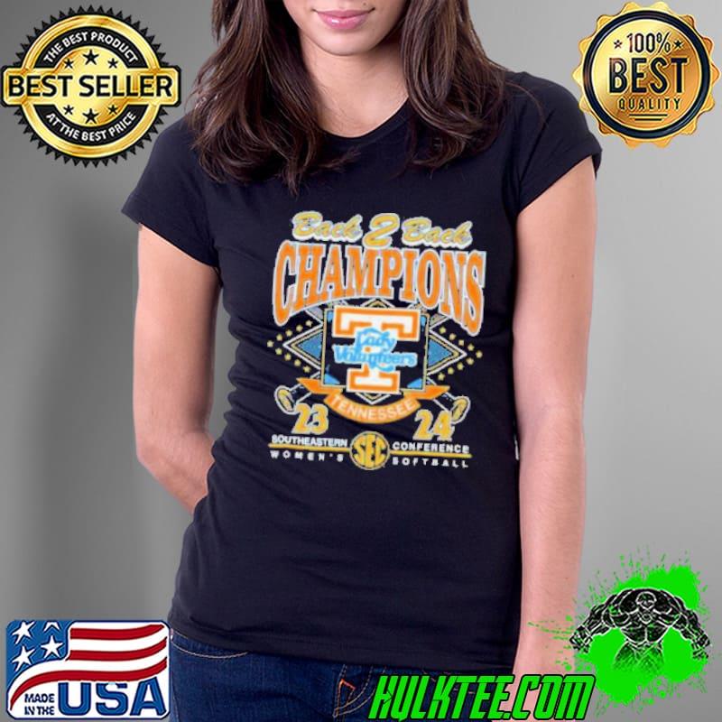 Tennessee Lady Volunteers Softball SEC Back to Back Champions 2024 shirt