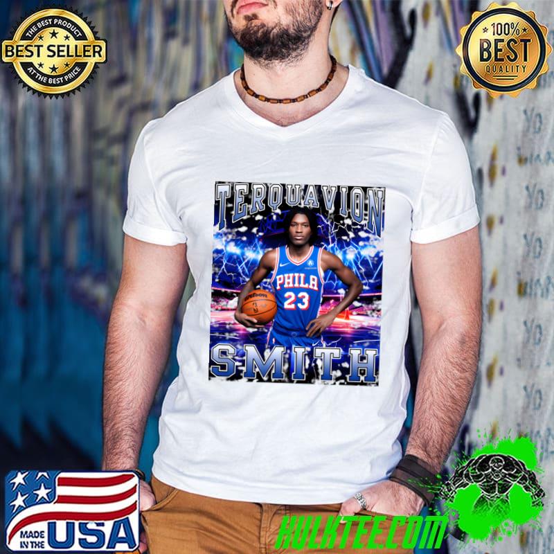 Terquavion Smith American professional basketball player Philadelphia 76ers T-Shirt Guys V Neck Terquavion Smith American professional basketball player Philadelphia 76ers T-Shirt Guys V Neck