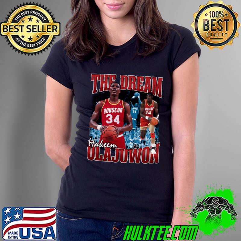 The Dream Basketball Legend Hakeem Olajuwon Signature T-Shirt