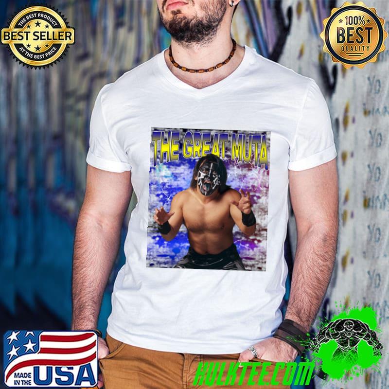 The Great Muta Japanese professional wrestler New Japan Pro-Wrestling T-Shirt Guys V Neck The Great Muta Japanese professional wrestler New Japan Pro-Wrestling T-Shirt Guys V Neck