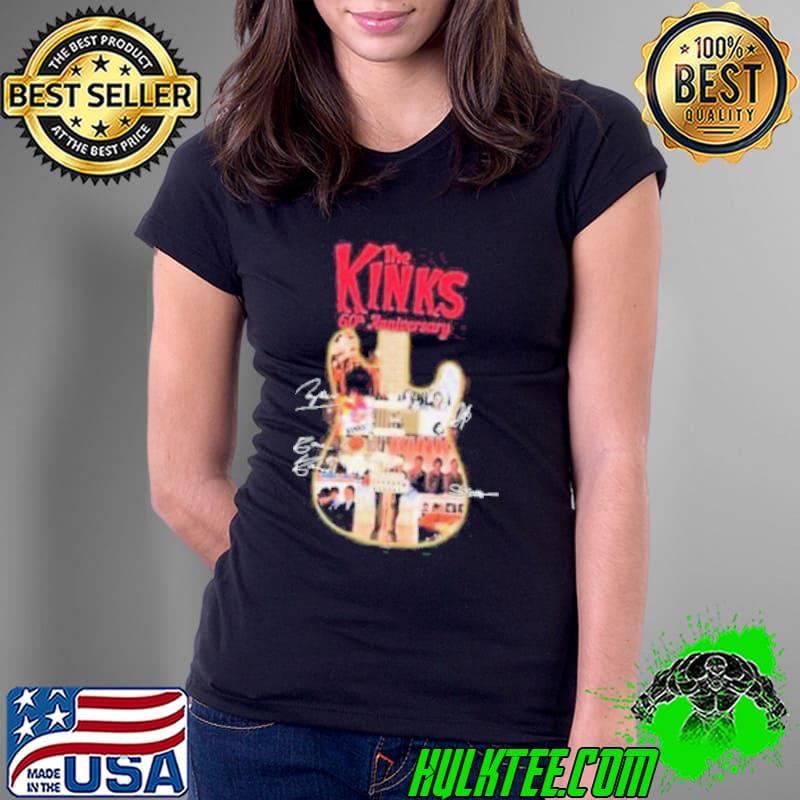 The Kinks 60th Anniversary Collection Signatures s Ladies Tee The Kinks 60th Anniversary Collection Signatures s Ladies Tee