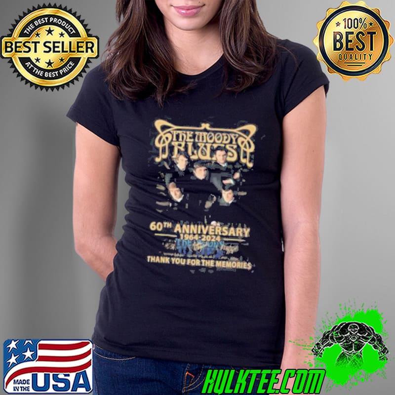 The Moody Blues 60th Anniversary 1964 2024 Thank You For The Memories Shirt