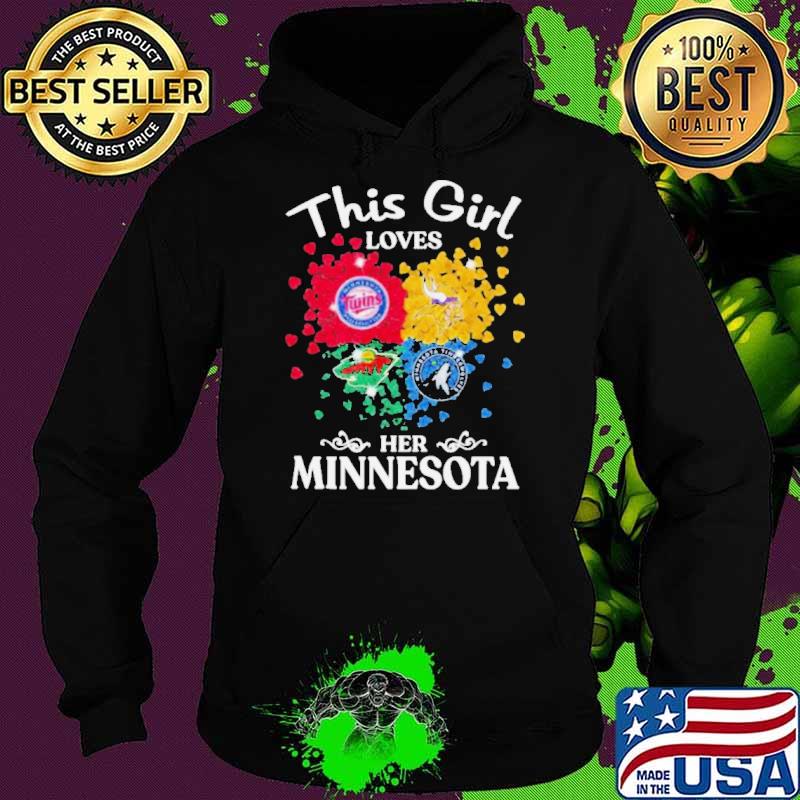 This Girl Loves Her Minnesota Sports Teams Logo Diamonds Shirt Hoodie This Girl Loves Her Minnesota Sports Teams Logo Diamonds Shirt Hoodie