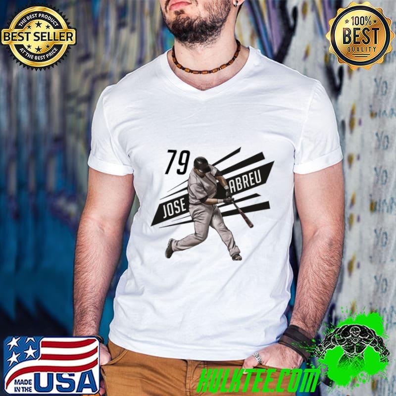 Top jose Abreu Chicago W Outline Cuban-born professional baseball first baseman T-Shirt