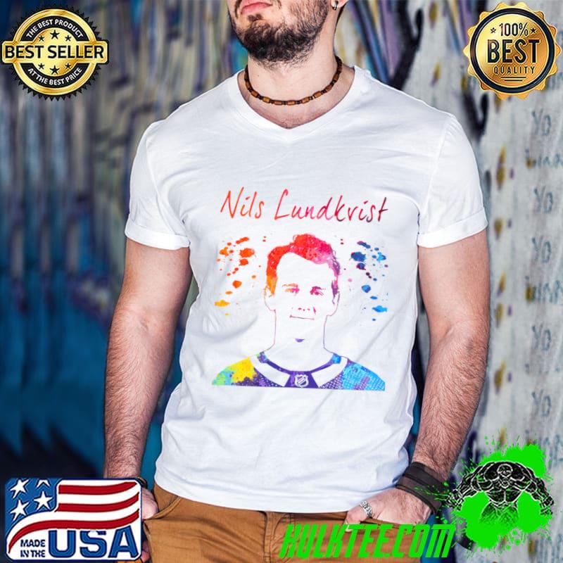 Top nils Lundkvist Swedish professional ice hockey defenceman for the Dallas Stars T-Shirt