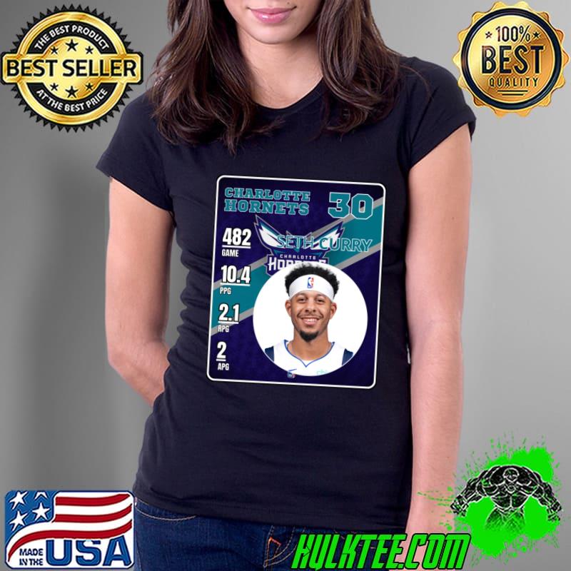 Top seth Curry American professional basketball player for Charlotte Hornets T-Shirt