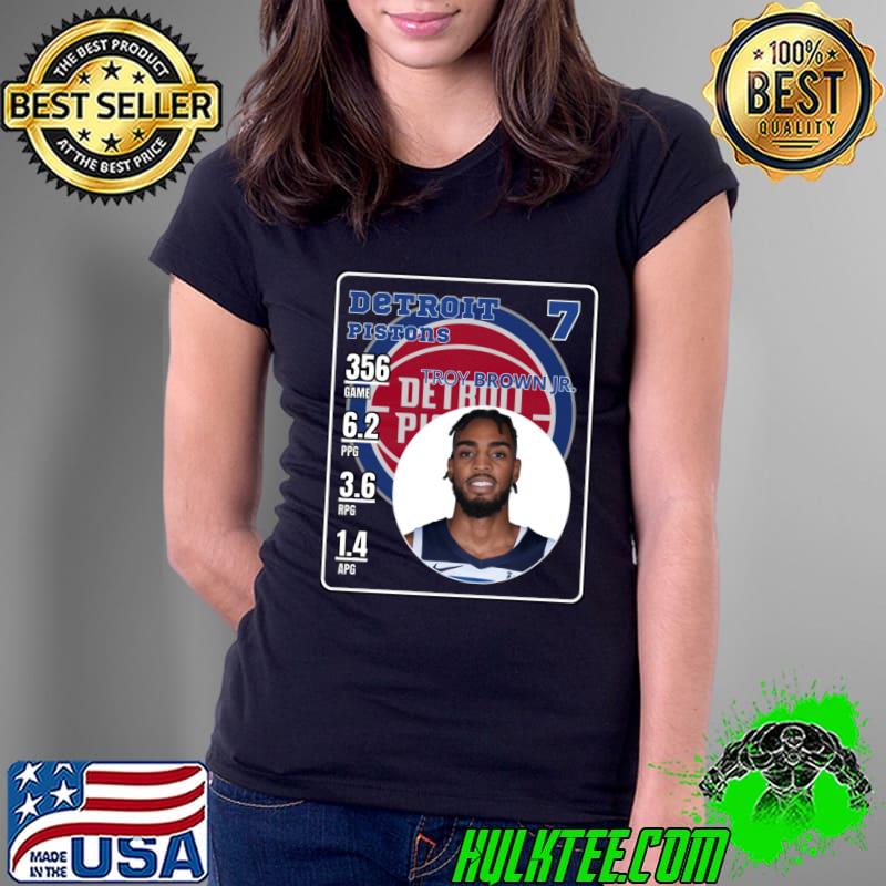 Troy Brown Jr American professional basketball player for the Detroit Pistons T-Shirt